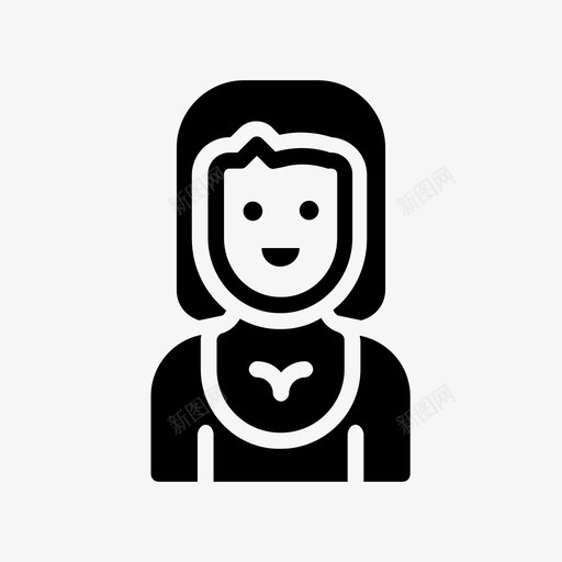 姐妹化身女性图标svg_新图网 https://ixintu.com 化身 化身线雕文 女孩 女性 姐妹 母亲