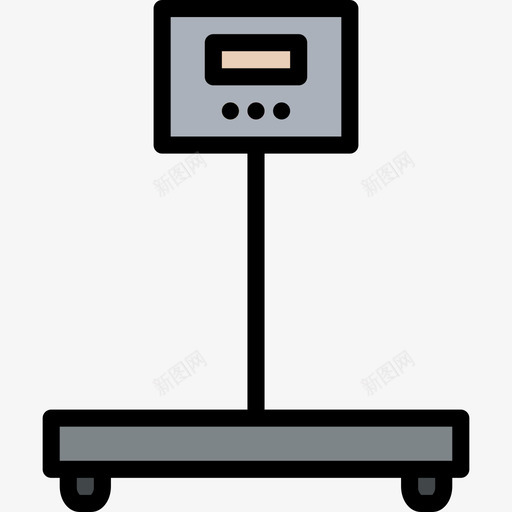 秤洗衣房18线性颜色图标svg_新图网 https://ixintu.com 洗衣房 线性 颜色