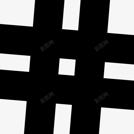 哈希社交媒体107填充图标svg_新图网 https://ixintu.com 哈希 填充 媒体 社交