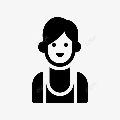 儿童化身男孩图标svg_新图网 https://ixintu.com 儿童 化身 男人 男孩 男性 线雕文