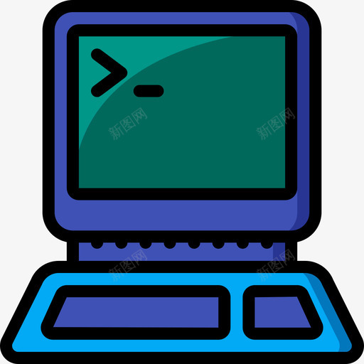编码管理员1线性颜色图标svg_新图网 https://ixintu.com 管理员 线性 编码 颜色