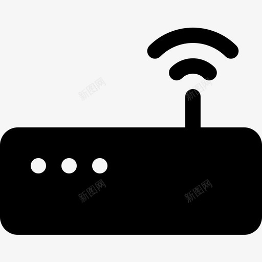 路由器电子68填充图标svg_新图网 https://ixintu.com 填充 电子 路由器
