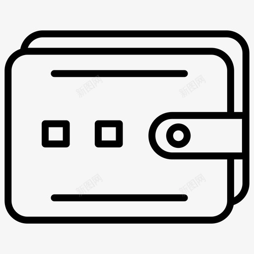 钱包现金超级市场常规系列92图标svg_新图网 https://ixintu.com 常规 现金 系列 超级市场 钱包