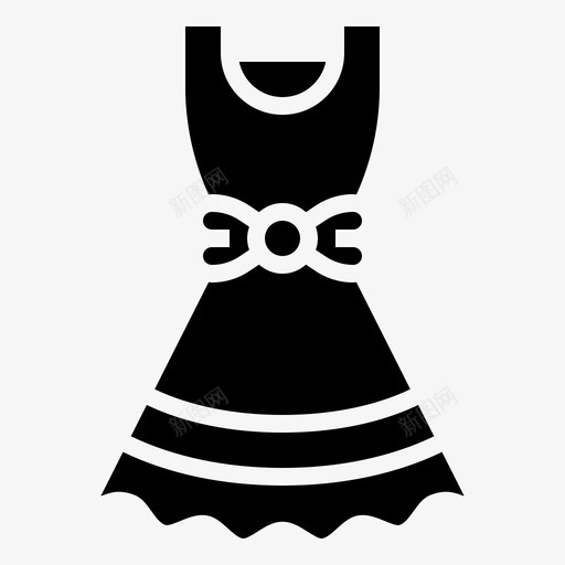 礼服漂亮古装图标svg_新图网 https://ixintu.com 优雅 古装 时尚 漂亮 礼服 聚会