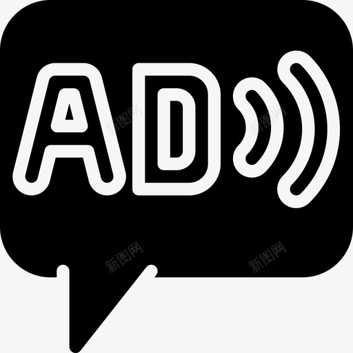 音频辅助功能2填充图标svg_新图网 https://ixintu.com 功能 填充 辅助 音频