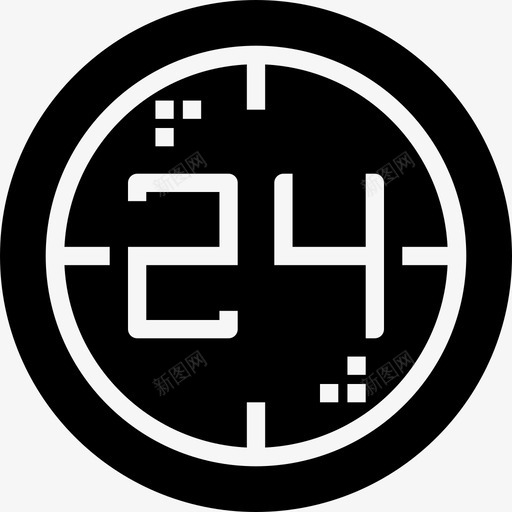 24小时购物和电子商务9稳定图标svg_新图网 https://ixintu.com 24小时 稳定 购物和电子商务9