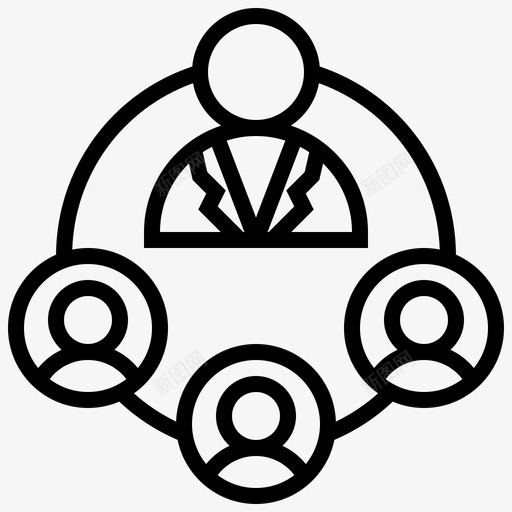 团队面试25直系图标svg_新图网 https://ixintu.com 团队 直系 面试