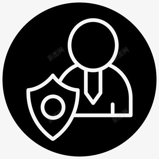 屏蔽防火墙保护图标svg_新图网 https://ixintu.com 保护 商务3线负正面 安全 屏蔽 防火墙