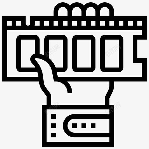 ram板字节图标svg_新图网 https://ixintu.com ram 内存 字节 技术 芯片 计算机