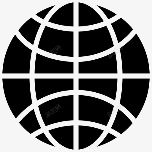 全球地理互联网图标svg_新图网 https://ixintu.com 世界 互联网 全球 地理 网络
