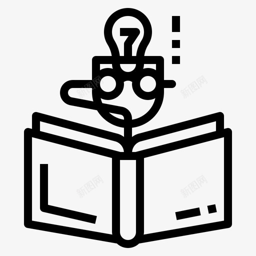 阅读爱好18直系图标svg_新图网 https://ixintu.com 爱好 直系 阅读