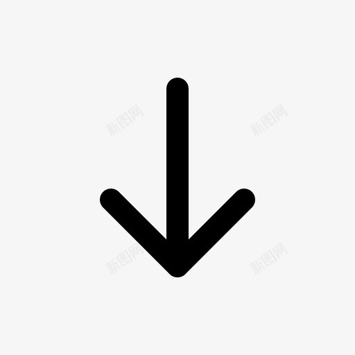 向下箭头基本用户界面圆形线性图标svg_新图网 https://ixintu.com 向下 图标 圆形 基本 用户界面 箭头 线性