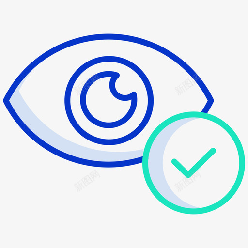 视觉商业管理48轮廓颜色图标svg_新图网 https://ixintu.com 商业管理48 视觉 轮廓颜色