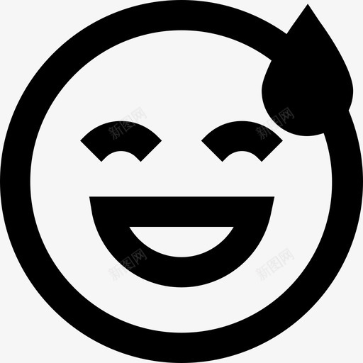表情符号冷汗呵呵图标svg_新图网 https://ixintu.com lineva表情符号lineal 冷汗 呵呵 笑脸 表情符号