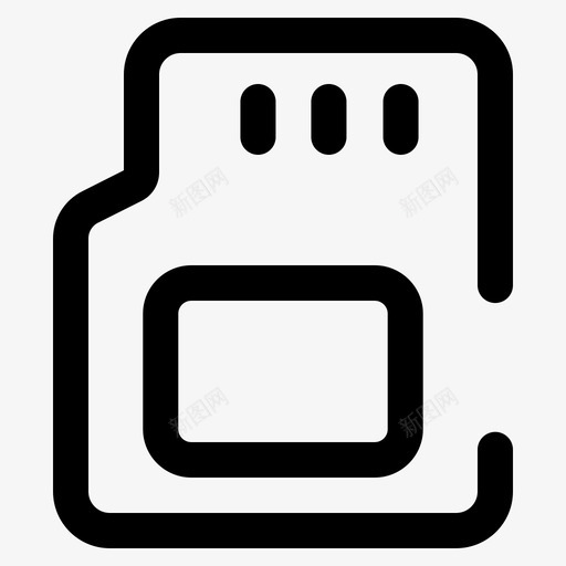 microsd数据文件图标svg_新图网 https://ixintu.com microsd 存储 接口 接口唯一 数据 文件