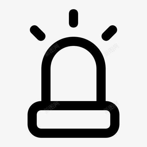 警报移动应用程序安全图标svg_新图网 https://ixintu.com 安全 应用程序 移动 网络 警告 警报