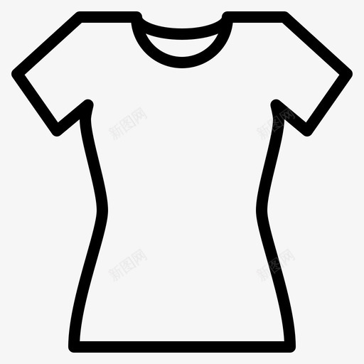 采购产品T恤服装时尚图标svg_新图网 https://ixintu.com 产品 女装 时尚 服装 采购