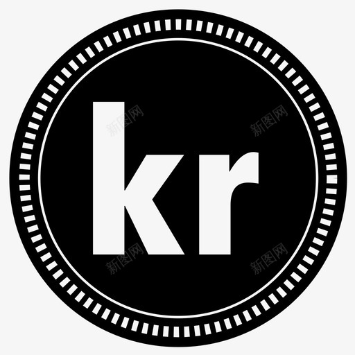丹麦克朗银行现金图标svg_新图网 https://ixintu.com 丹麦克朗 现金 货币 金融 银行