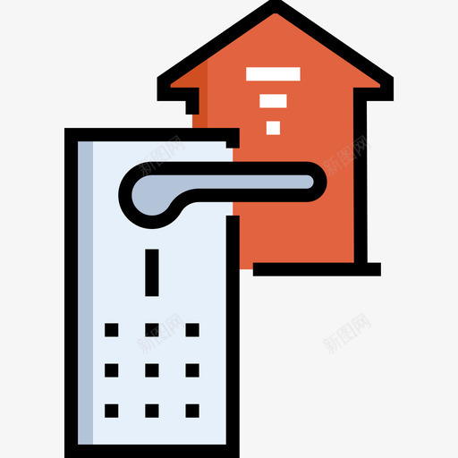 自动domotics28线性颜色图标svg_新图网 https://ixintu.com domotics 线性 自动 颜色
