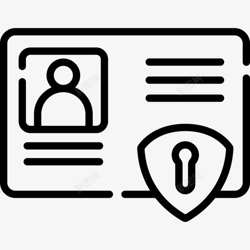 隐私保护安全13线性图标svg_新图网 https://ixintu.com 保护安全13 线性 隐私