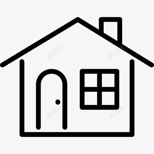 家庭保险房屋财产图标svg_新图网 https://ixintu.com 保护 保险 家庭 房屋 财产