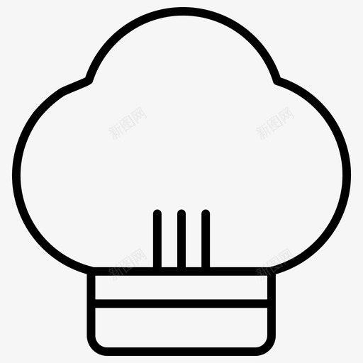 厨师帽子盘子图标svg_新图网 https://ixintu.com 厨师 厨房 帽子 玩具 盘子 食物