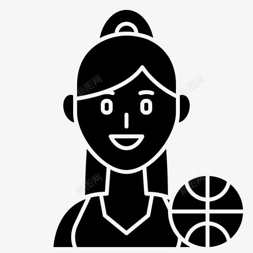 运动女运动员图标svg_新图网 https://ixintu.com 女运 运动 运动员
