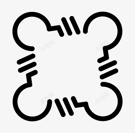 弹性广场吸收减震图标svg_新图网 https://ixintu.com 减震 吸收 城堡平面图 广场俯视图 弹性 弹性广场