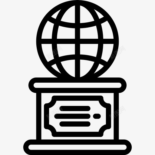 奖杯奖励和奖章直系图标svg_新图网 https://ixintu.com 奖励 奖杯 奖章 直系