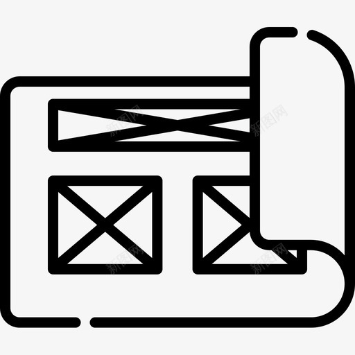 原型制作网页121线性图标svg_新图网 https://ixintu.com 原型制作 线性 网页设计121