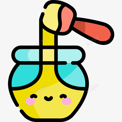 蜂蜜农业19原色图标svg_新图网 https://ixintu.com 农业 原色 蜂蜜