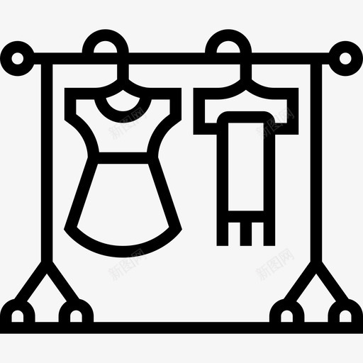 服装视频制作11线性图标svg_新图网 https://ixintu.com 服装 线性 视频制作11