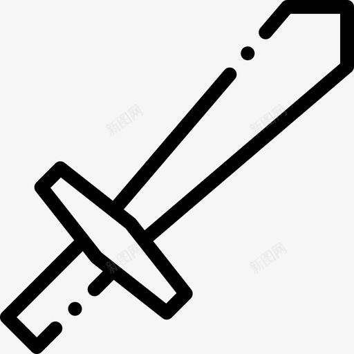 剑澳大利亚15直线型图标svg_新图网 https://ixintu.com 澳大利亚 直线 线型