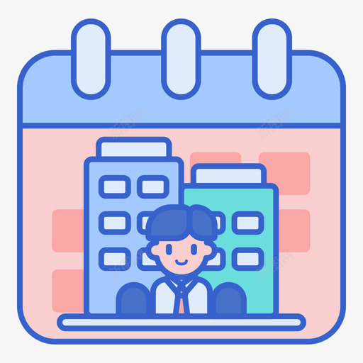 公司活动活动管理2线条颜色图标svg_新图网 https://ixintu.com 公司活动 活动管理2 线条颜色