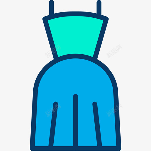 服饰服装与时尚5线性色彩图标svg_新图网 https://ixintu.com 时尚 服装 服饰 线性 色彩
