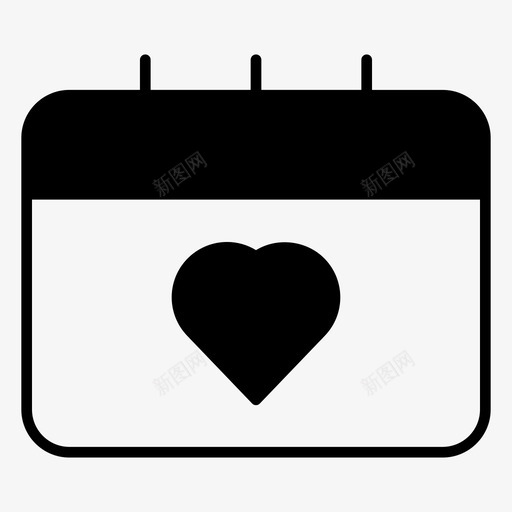 结婚日日期结婚图标svg_新图网 https://ixintu.com 日期 结婚 结婚日