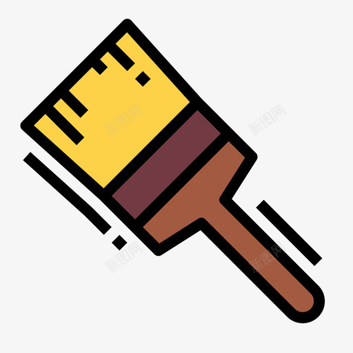 刷结构112线颜色图标svg_新图网 https://ixintu.com 结构 颜色