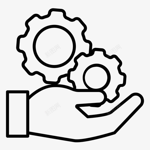 设置业务cog图标svg_新图网 https://ixintu.com cog 业务 大纲 教育 编辑 设置 齿轮
