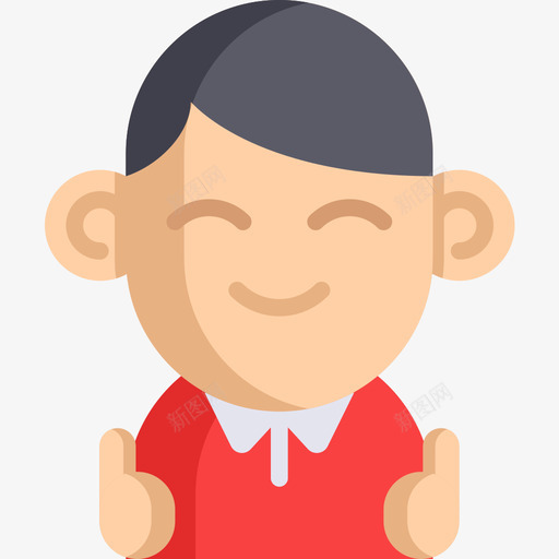 竖起大拇指动力24平淡图标svg_新图网 https://ixintu.com 动力 大拇指 平淡 竖起