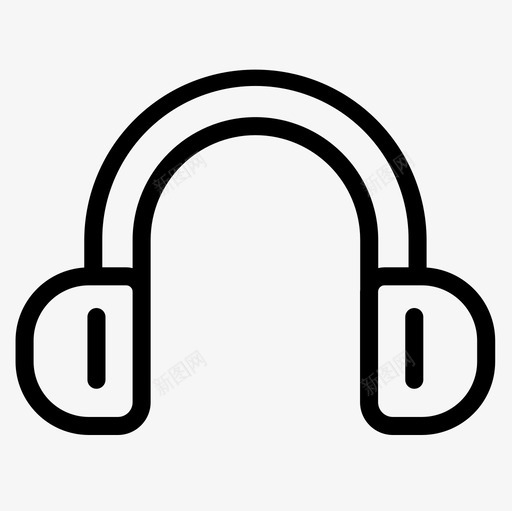 音频睡眠5线性图标svg_新图网 https://ixintu.com 睡眠 线性 音频