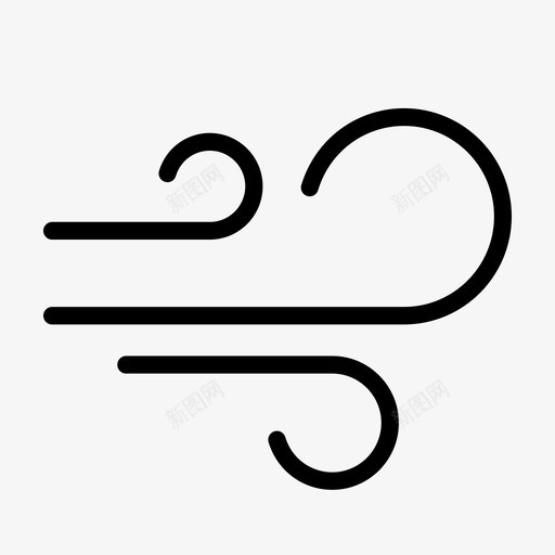风云冷图标svg_新图网 https://ixintu.com 天气 天空