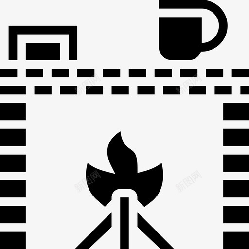 壁炉家装22雕文图标svg_新图网 https://ixintu.com 壁炉 家装 雕文
