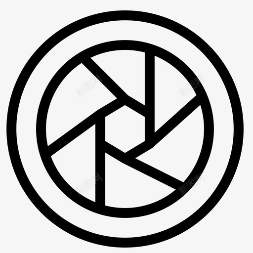 摄像机光圈多媒体视频制作图标svg_新图网 https://ixintu.com 光圈 多媒体 摄像机 视频制作