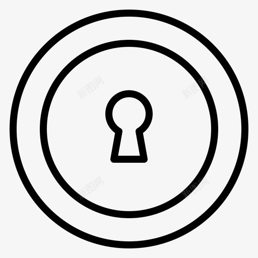 钥匙孔私人的秘密的图标svg_新图网 https://ixintu.com 人的 安全 私人 秘密 钥匙孔