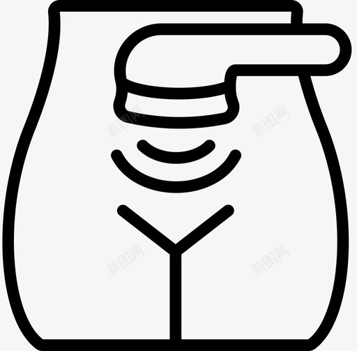 按摩器美容3线性图标svg_新图网 https://ixintu.com 按摩器 线性 美容