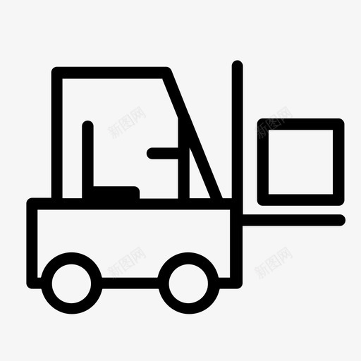 叉车工厂物流图标svg_新图网 https://ixintu.com 叉车 工厂 旅行 物流 运输