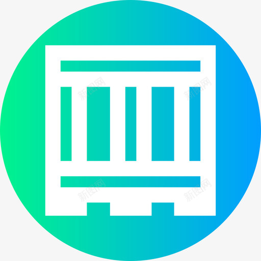 托盘物流56圆形图标svg_新图网 https://ixintu.com 圆形 托盘 物流