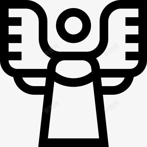 天使复活节第六天直系图标svg_新图网 https://ixintu.com 复活节 天使 直系 第六