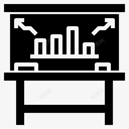 白板教育矩形图标svg_新图网 https://ixintu.com 字形 学院 教育 白板 矩形