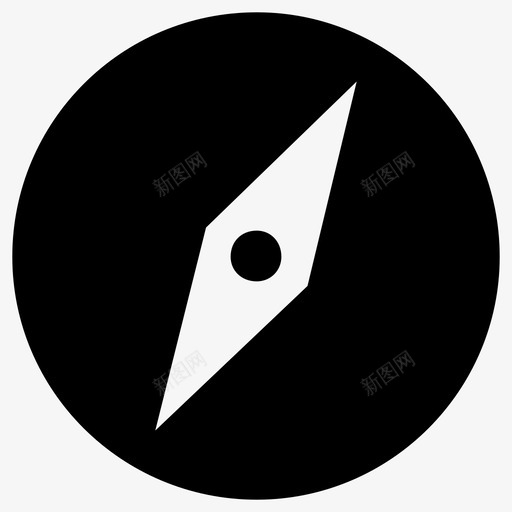 指南针箭头方向探索图标svg_新图网 https://ixintu.com 定向 导航 指南针 探索 箭头方向